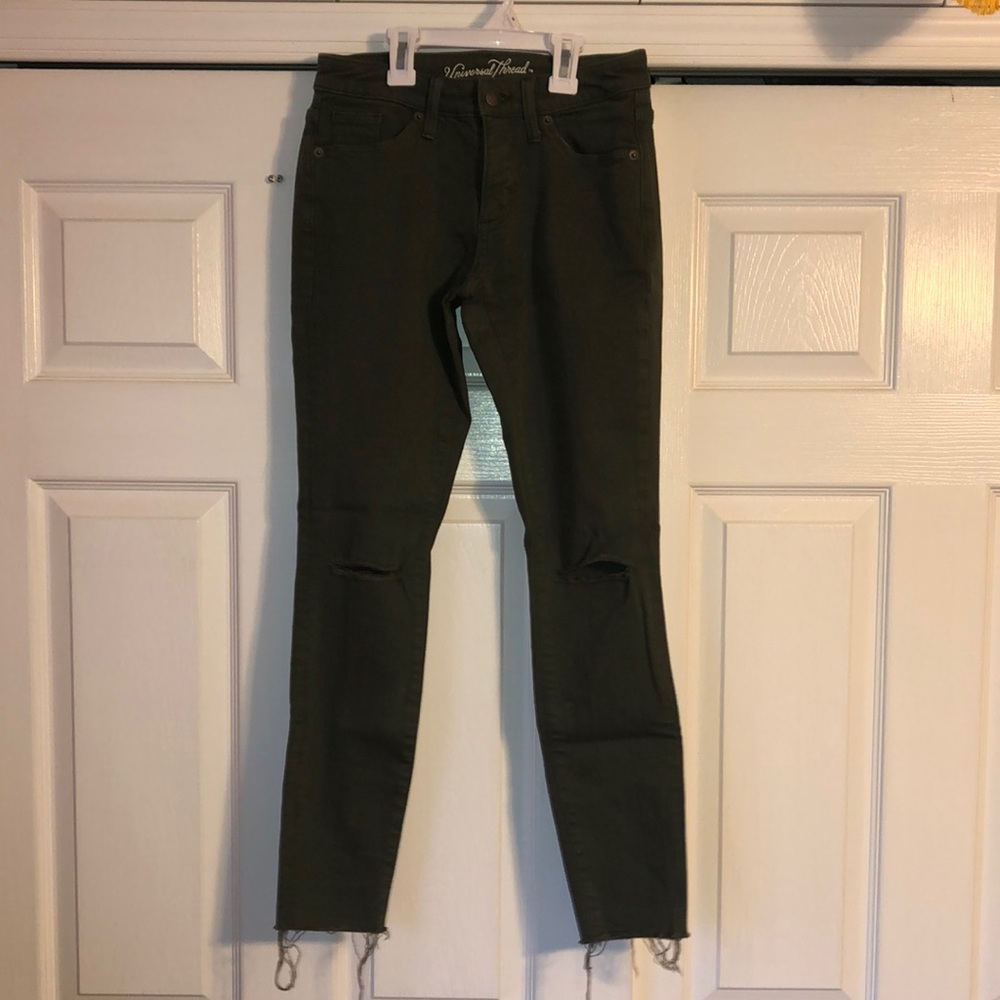 Dark Green Skinny Jeans